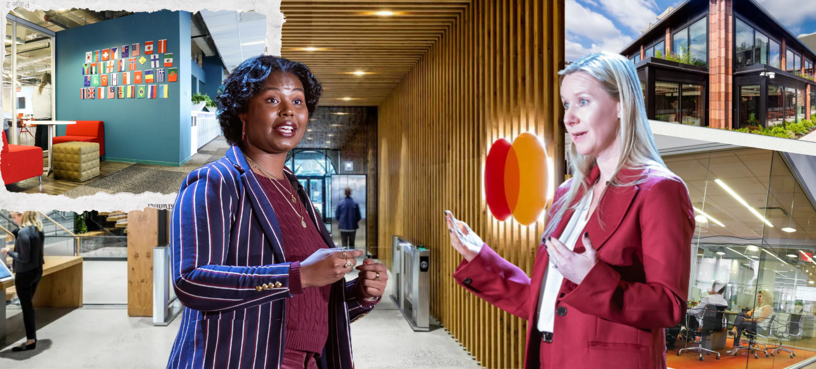 Mastercard leaders Jian Bland and Lauren Stockhausen